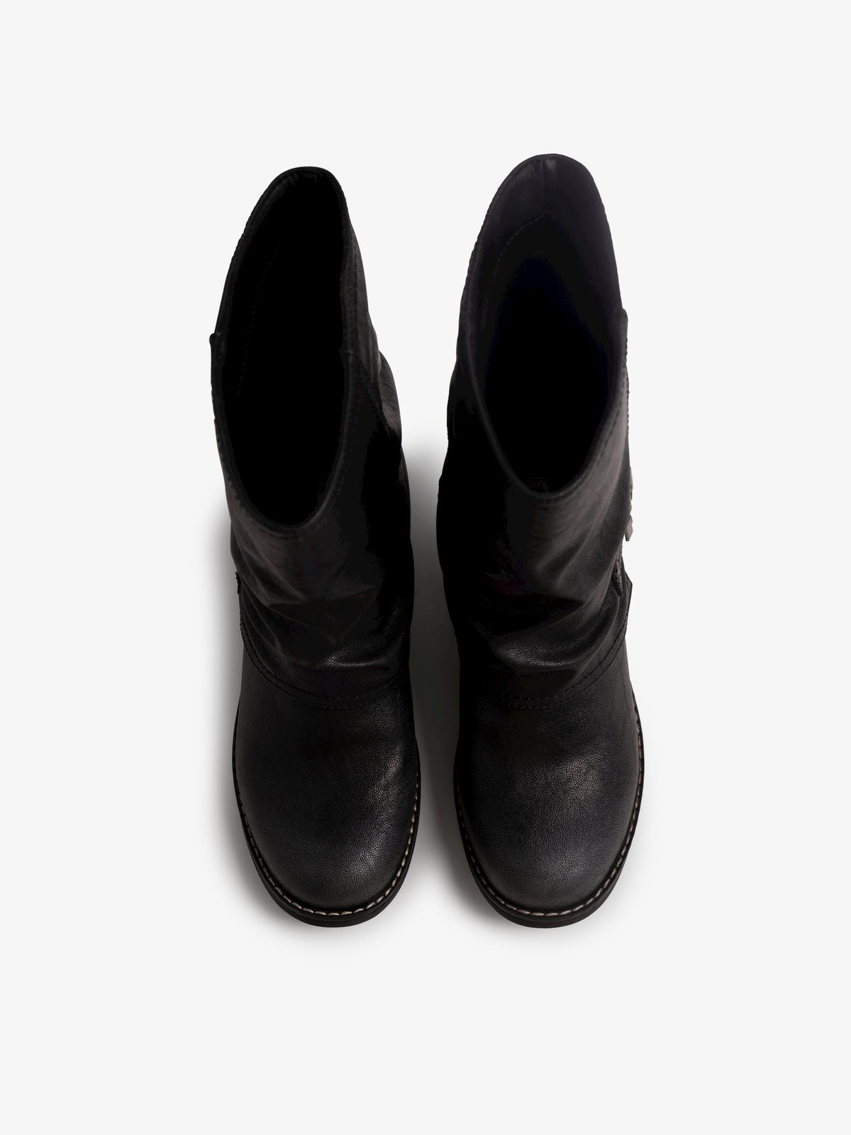 botines de tacón Mujer Botines negro 02