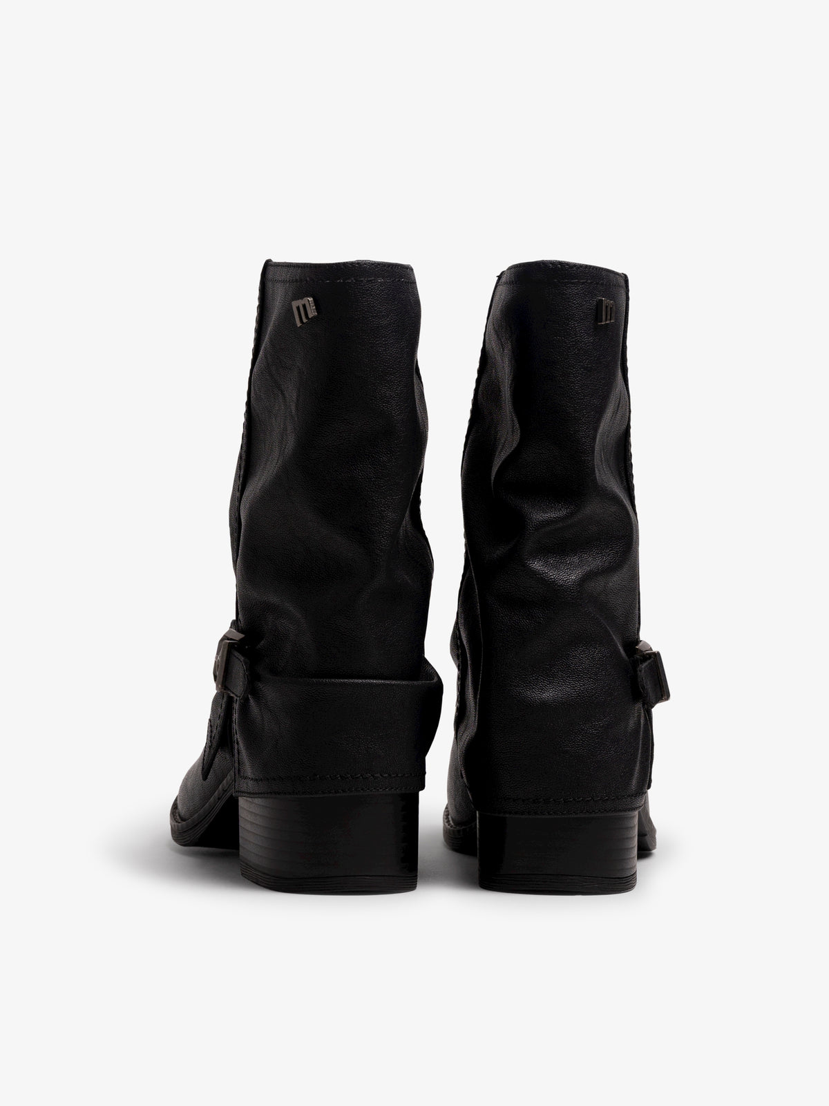 botines de tacón Mujer Botines negro 03
