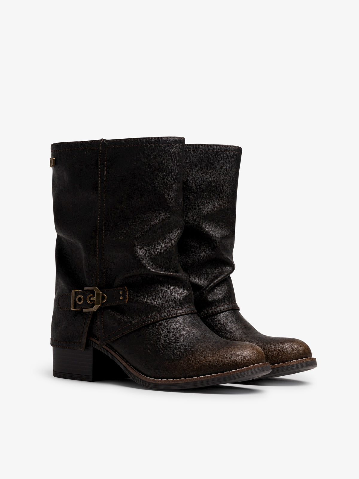 botines de tacón Mujer Botines marron 05