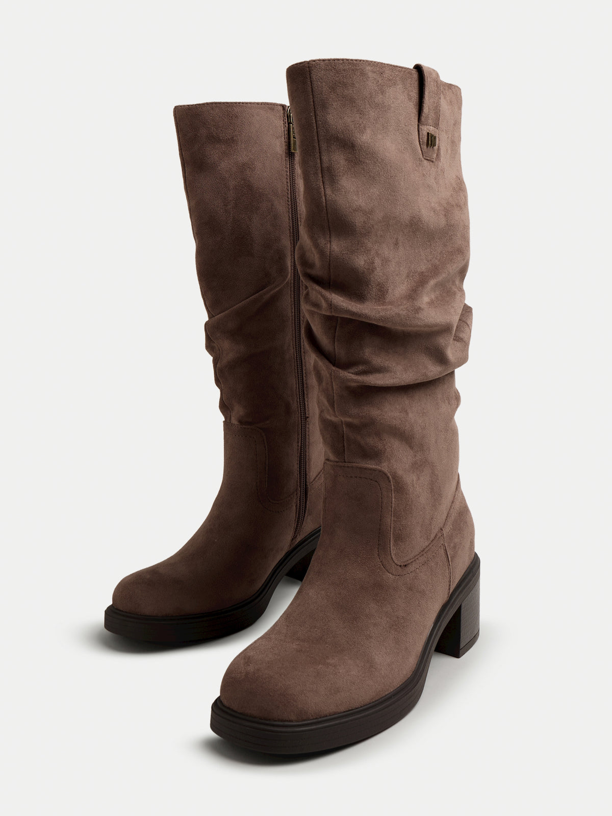 botas de tacón Mujer Botas marron 04