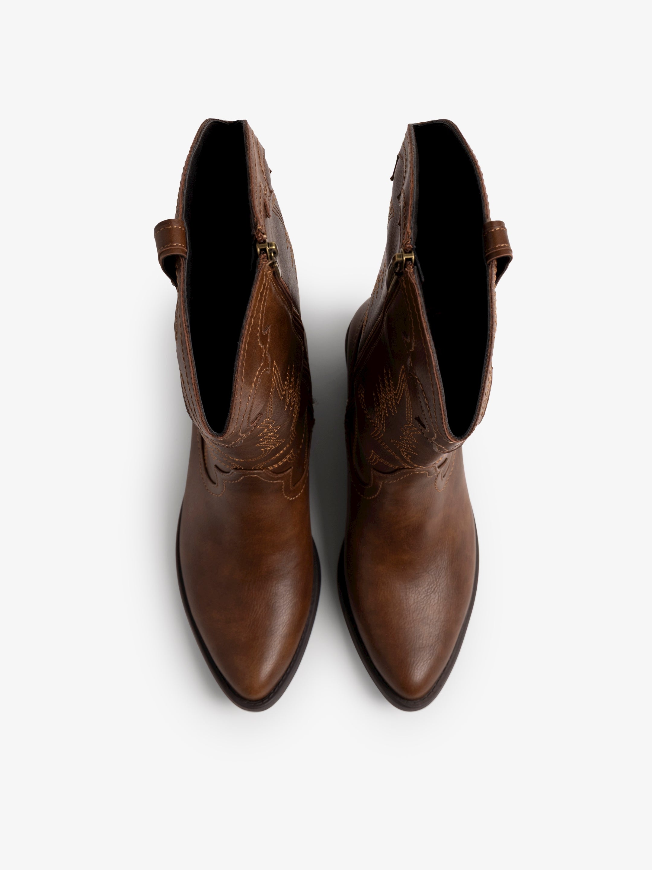 botas planas Mujer Botas marron 02