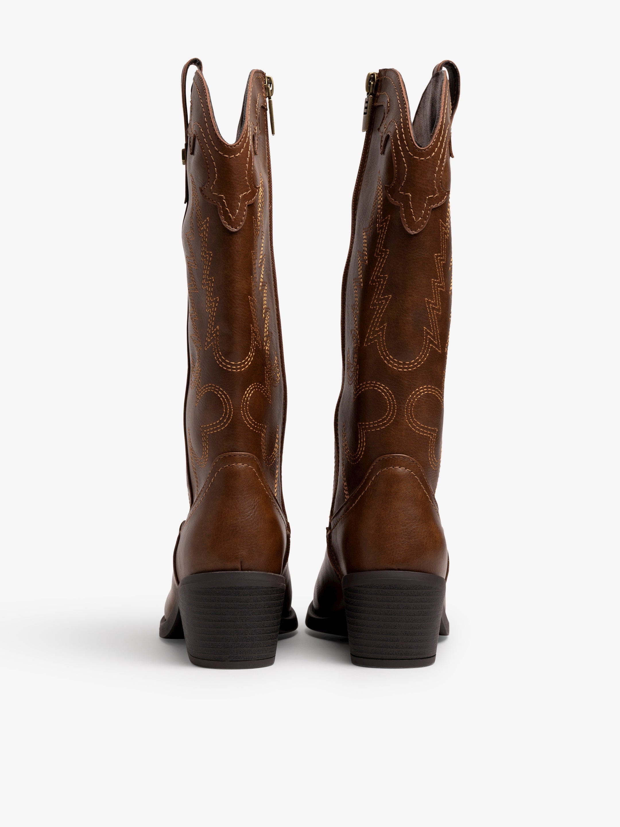 botas planas Mujer Botas marron 03