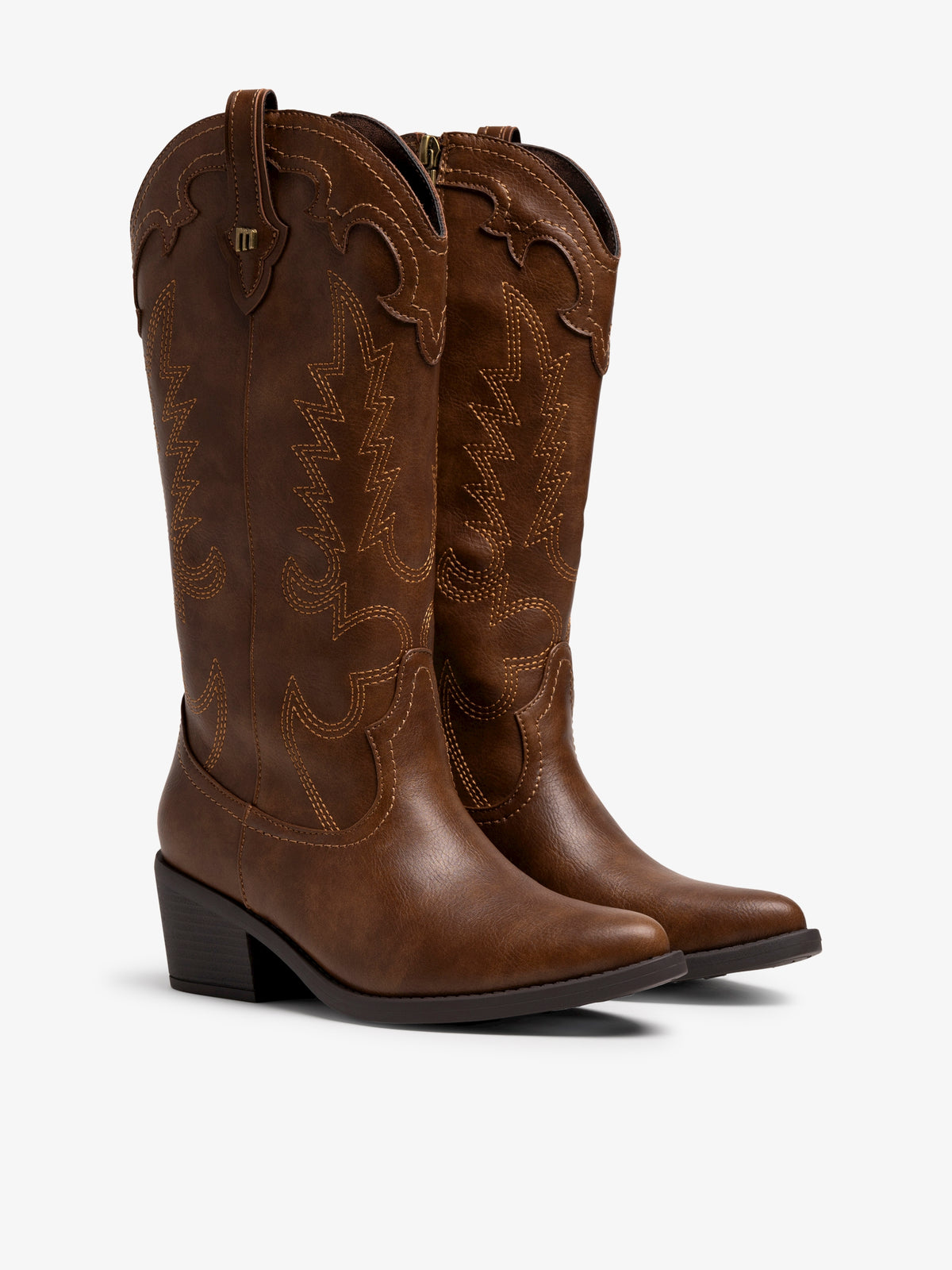 botas planas Mujer Botas marron 05