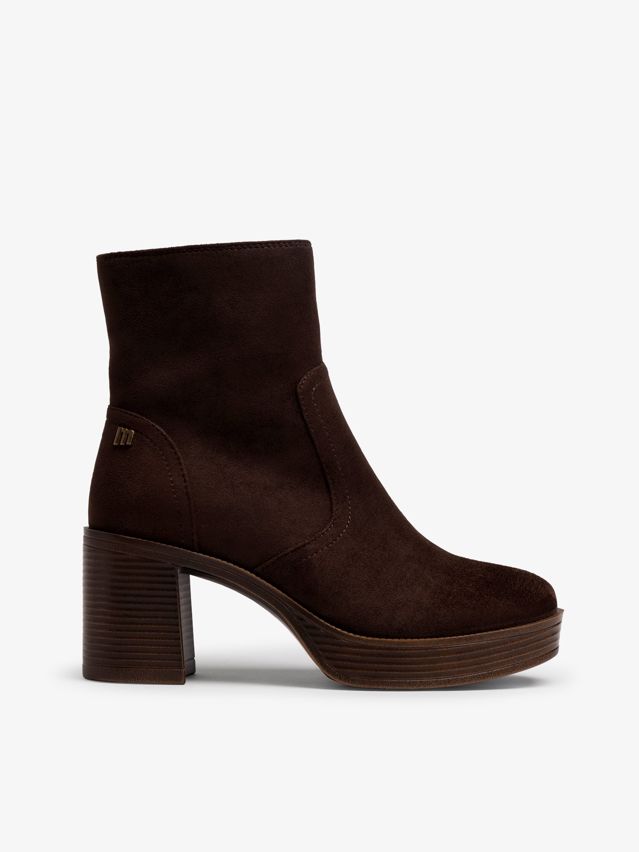 botines de tacón Mujer Botines marron 01