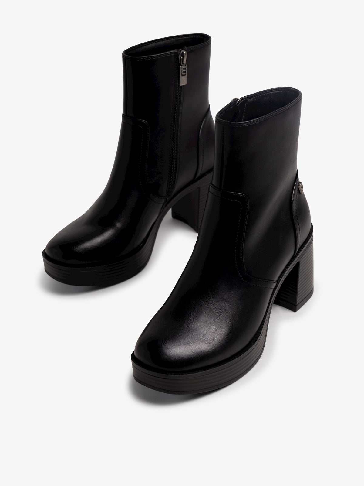 botines de tacón Mujer Botines de tacón de Mujer negro 04
