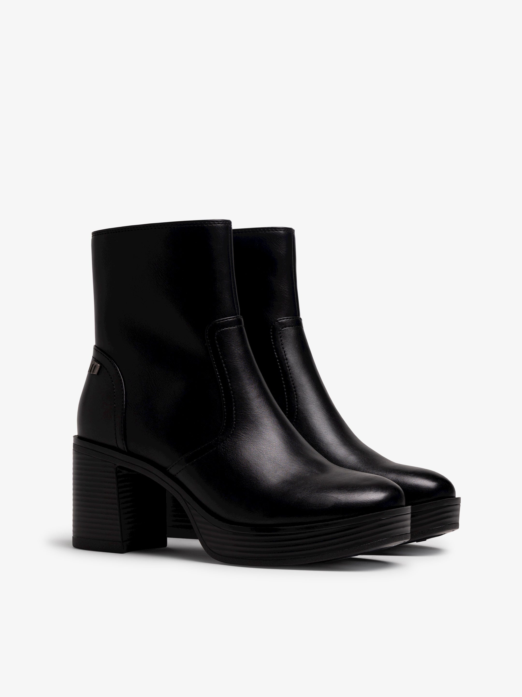 botines de tacón Mujer Botines de tacón de Mujer negro 05