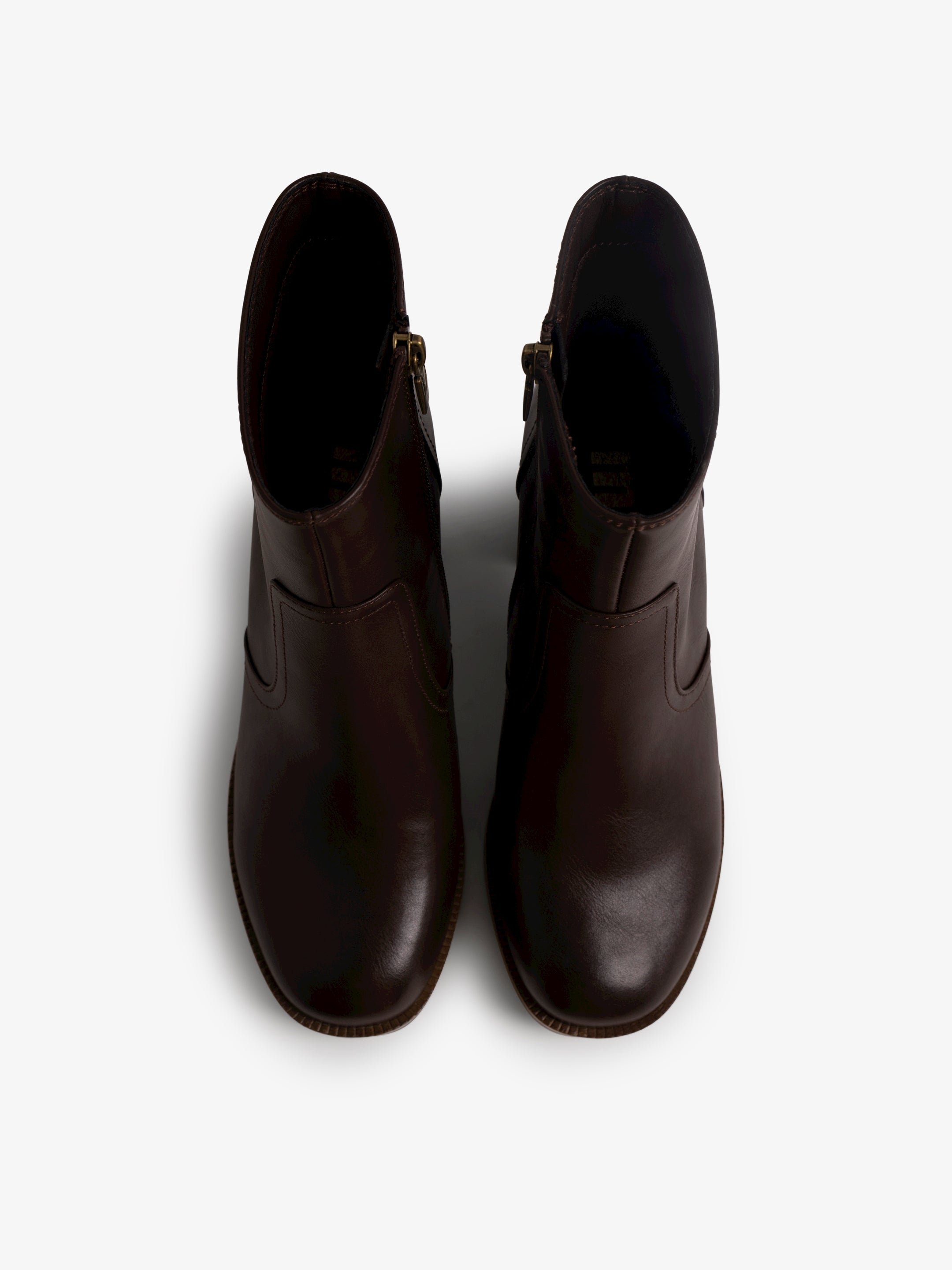 botines de tacón Mujer Botines marron 02