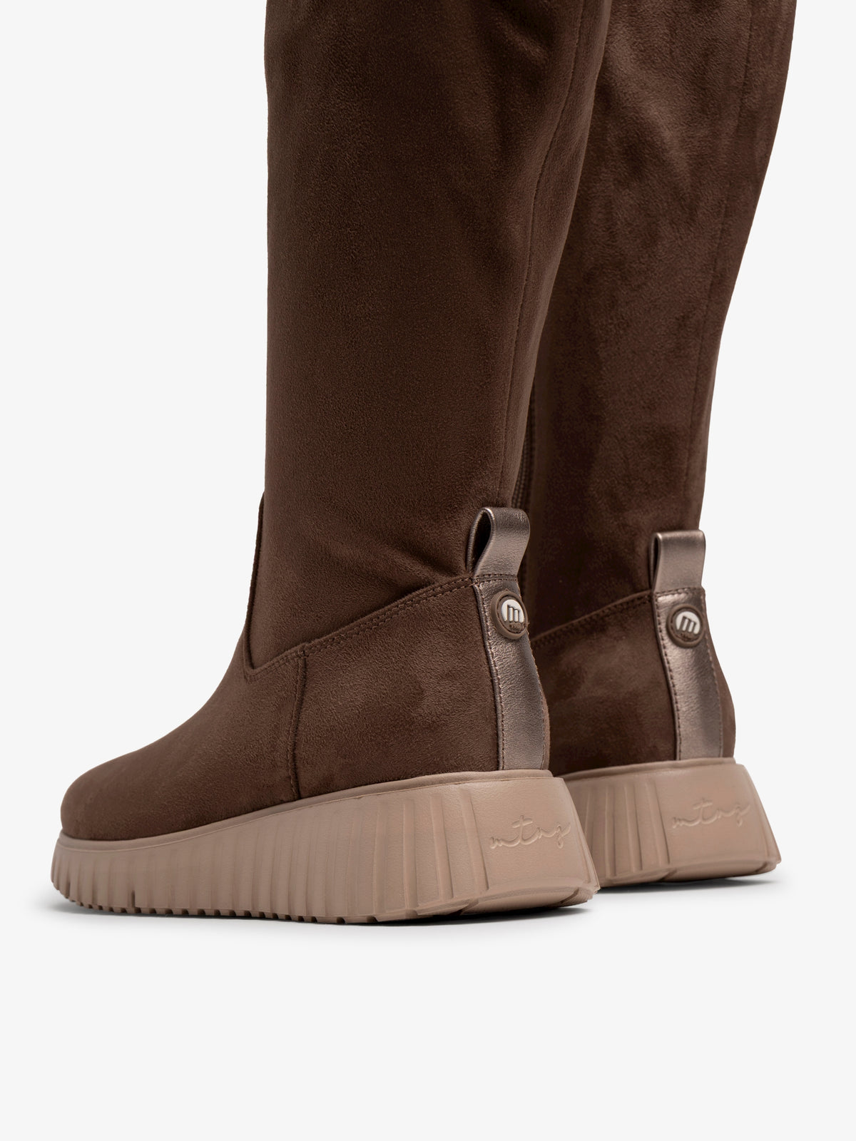 botas de tacón Mujer Botas marron 04