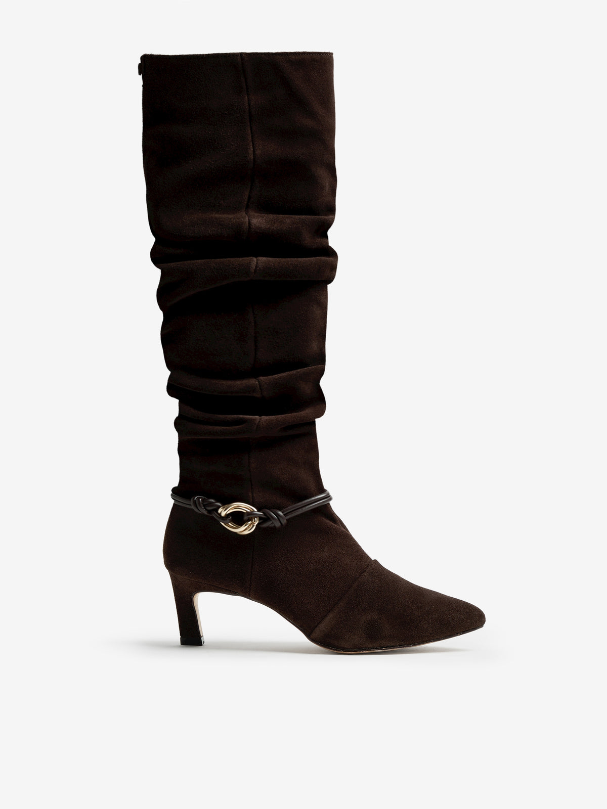 botas de tacón Mujer Botas marron 01