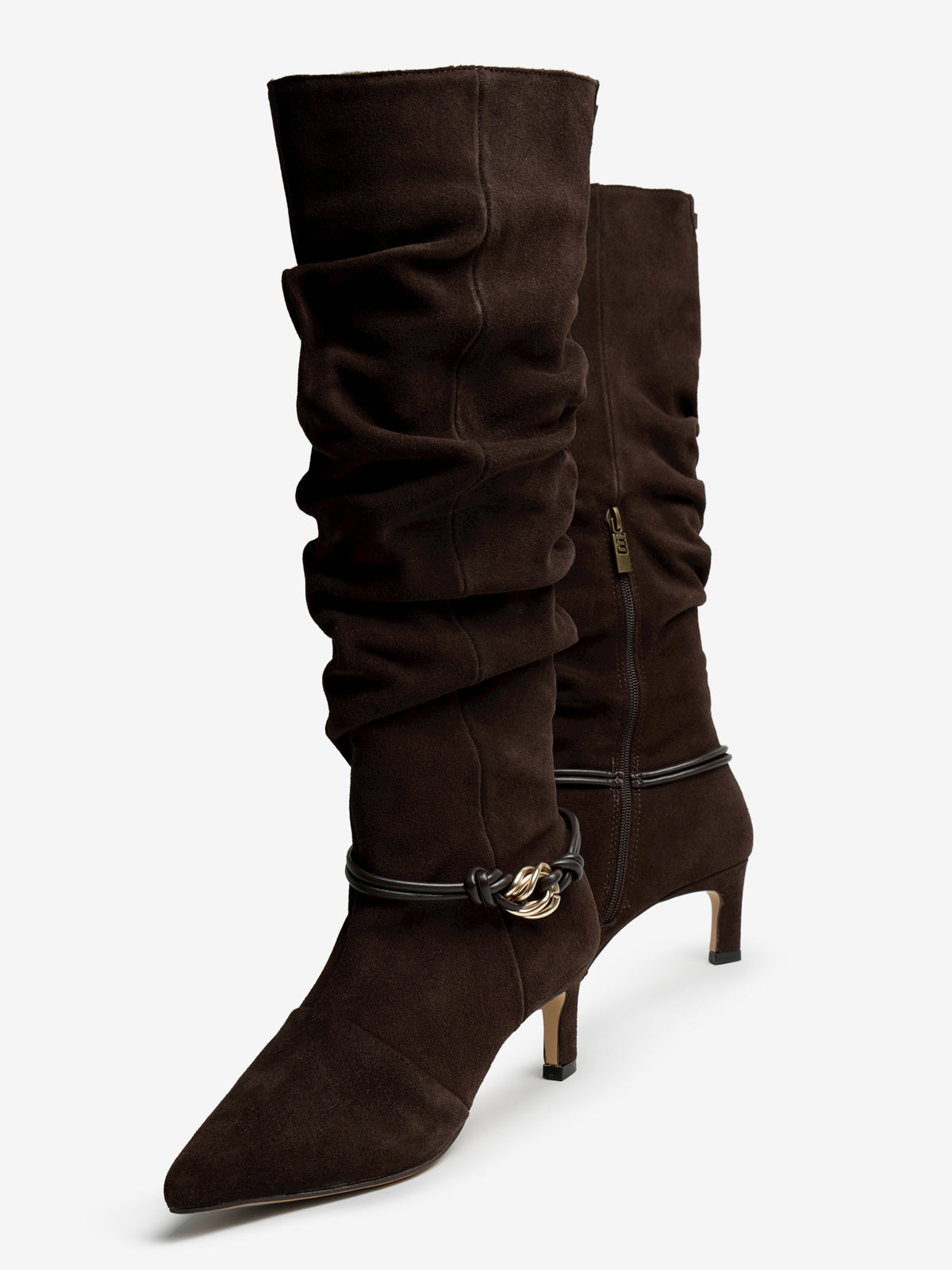 botas de tacón Mujer Botas marron 04