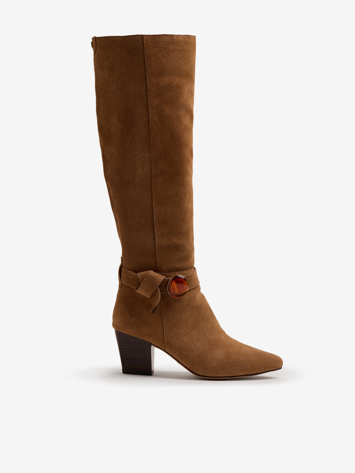 botas de tacón Mujer Botas beige 01