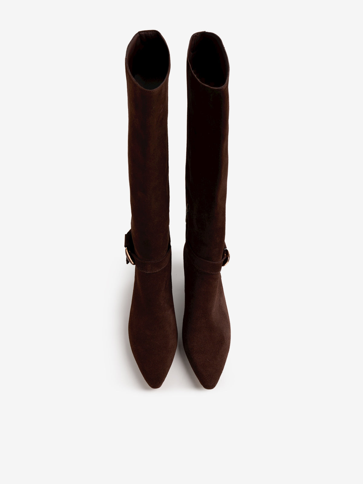 botas de tacón Mujer Botas marron 02
