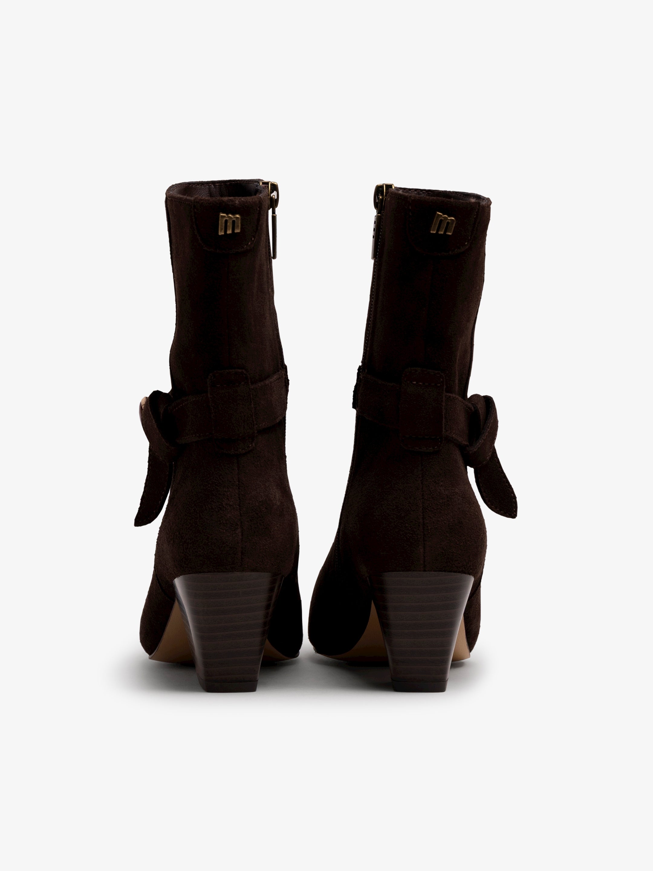 botines de tacón Mujer Botines marron 03