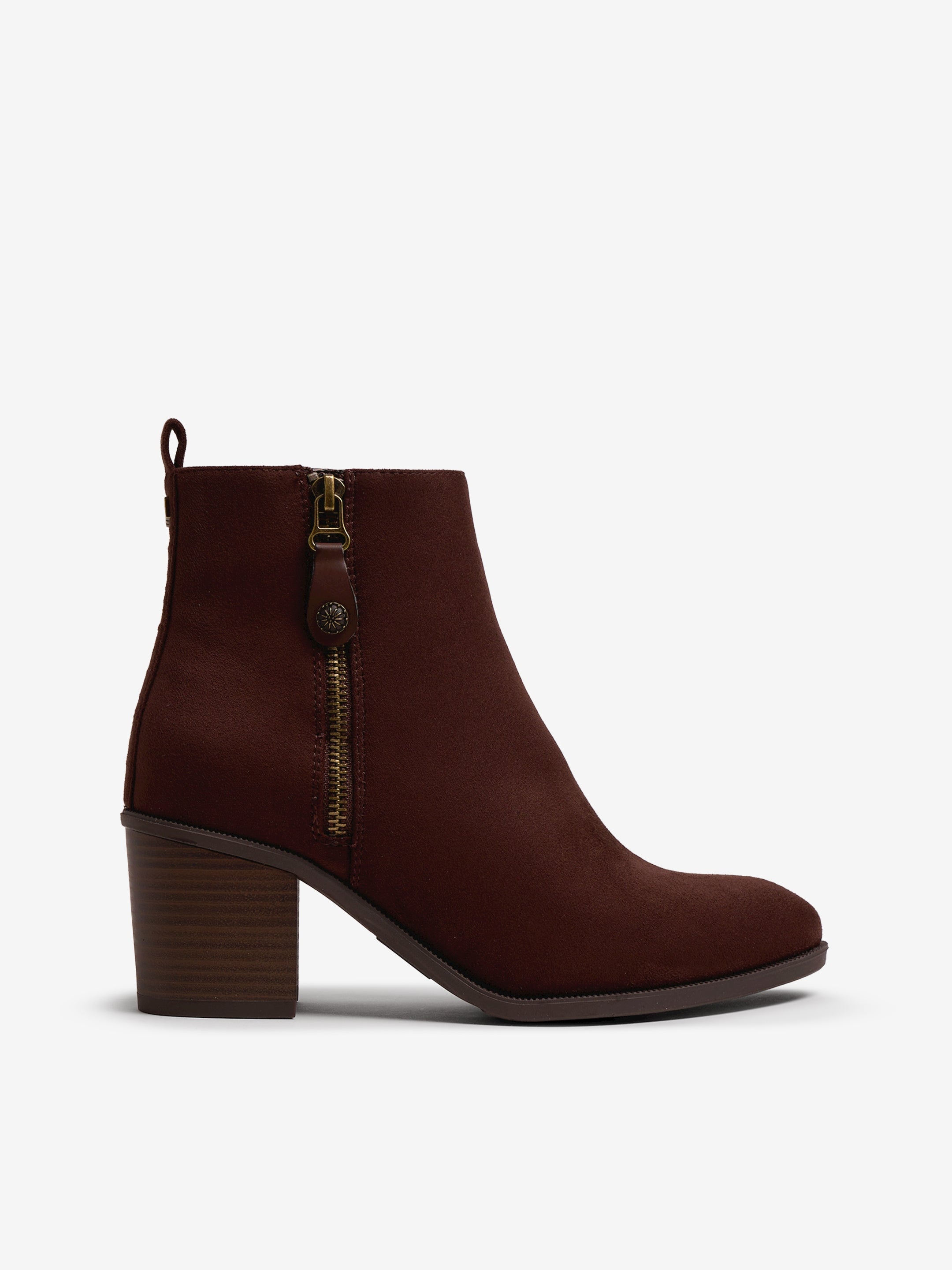 botines de tacón Mujer Botines marron 01