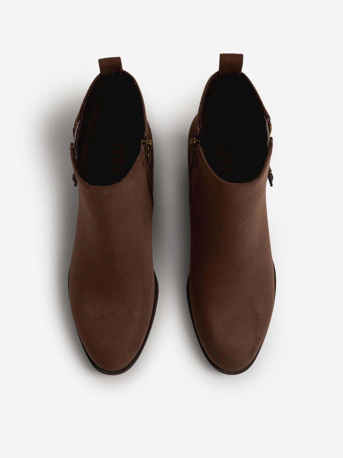 botines de tacón Mujer Botines marron 02