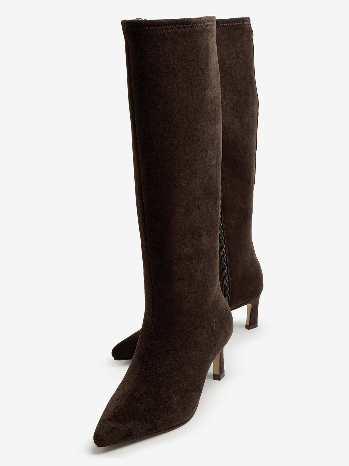 botas de tacón Mujer Botas marron 04