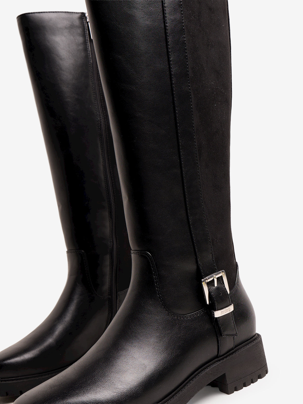 botas planas Mujer Botas planas negro 06