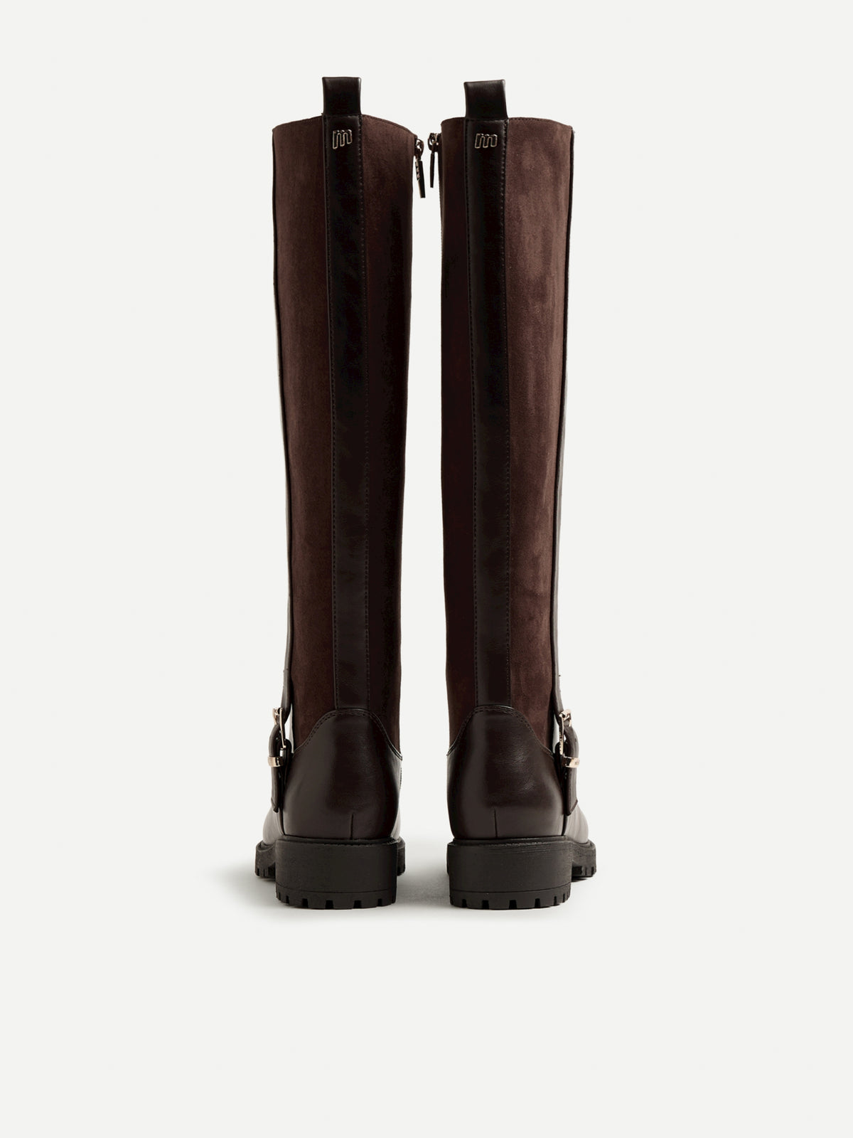 botas planas Mujer Botas planas marron 03