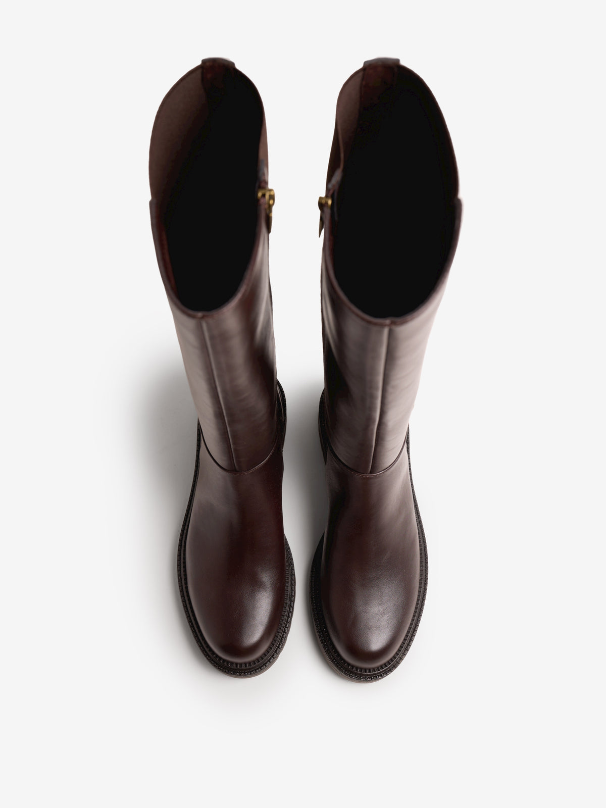 botas planas Mujer Botas marron 02