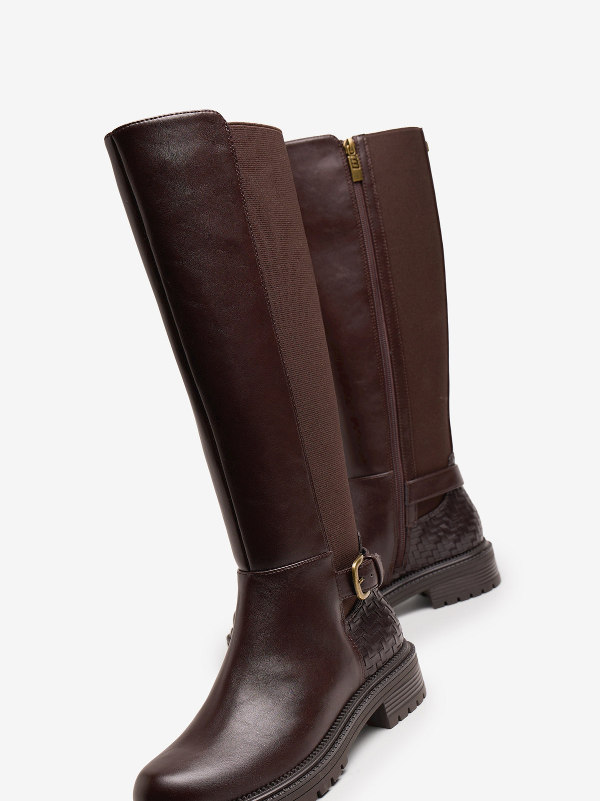 botas planas Mujer Botas marron 04