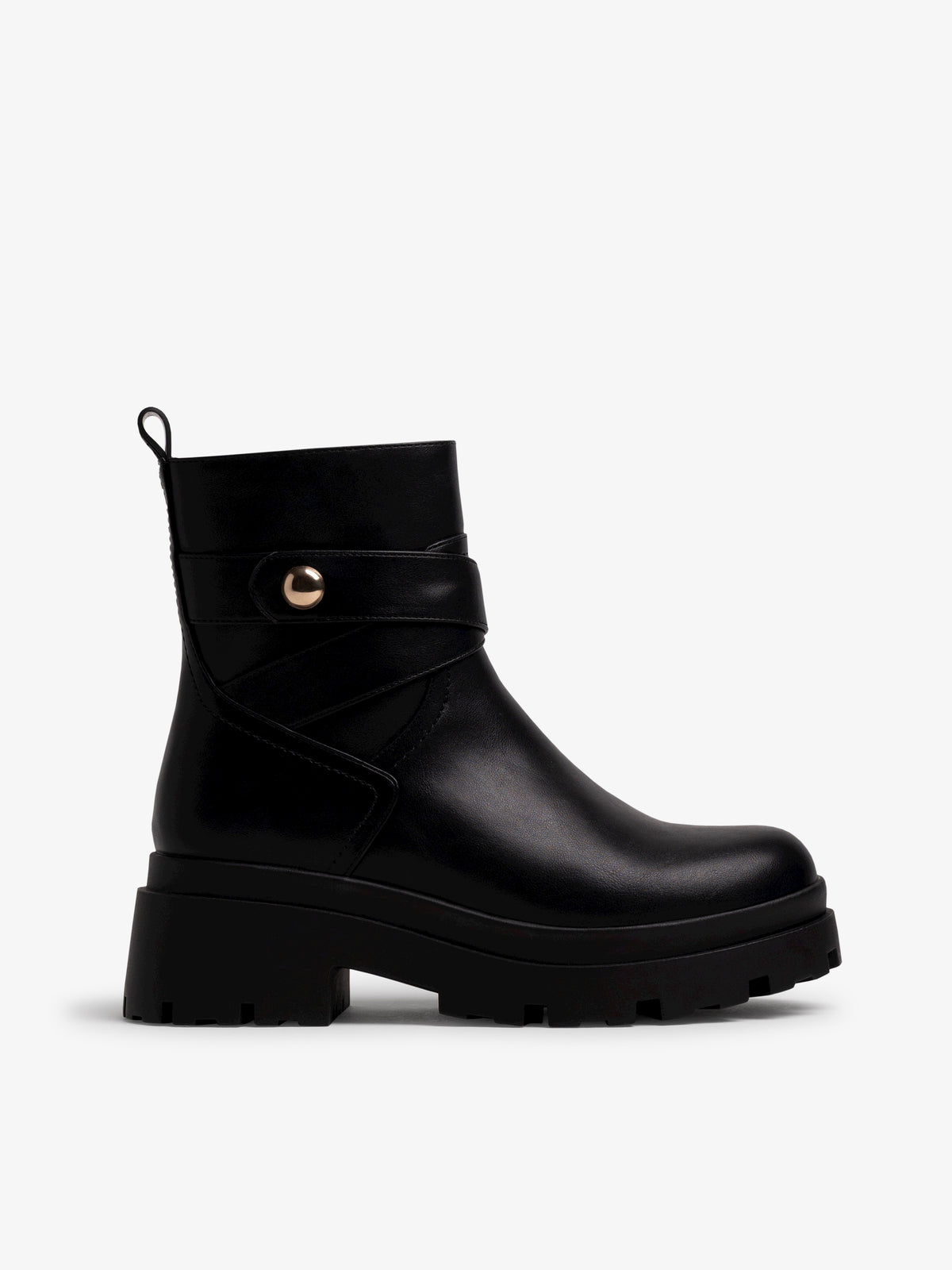 botines planos Mujer Botines negro 01