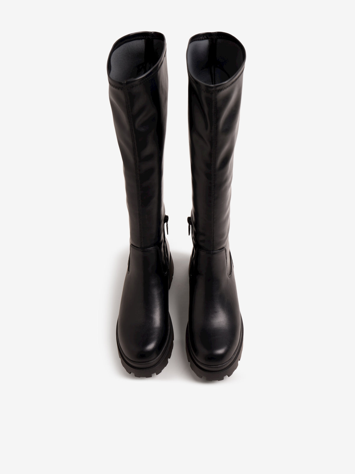 botas planas Mujer  negro 02
