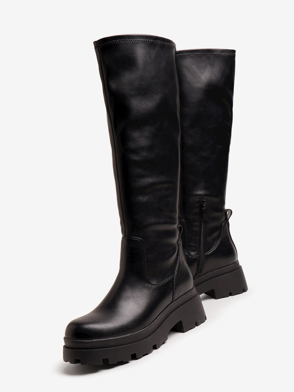 botas planas Mujer  negro 04