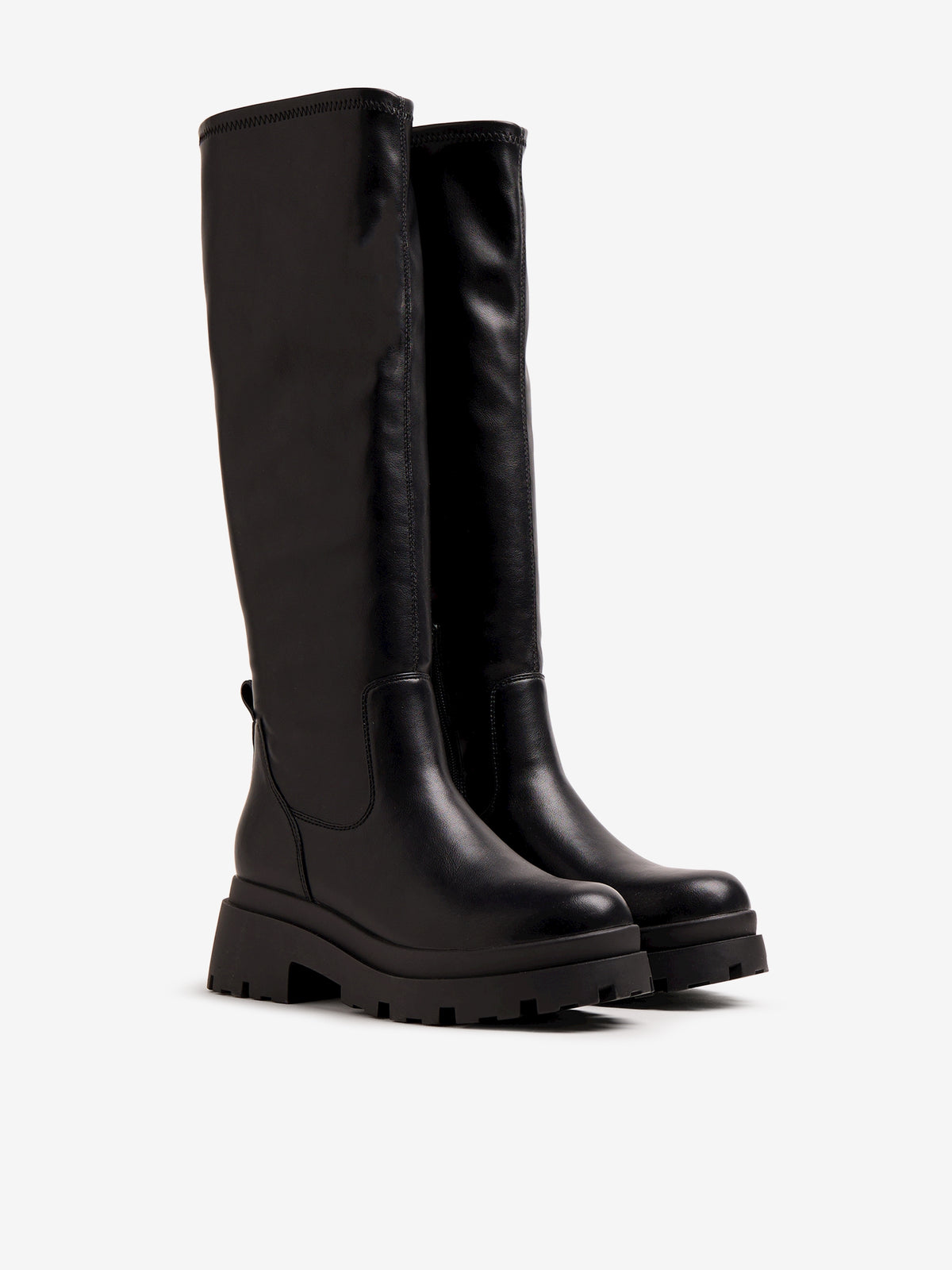 botas planas Mujer  negro 05