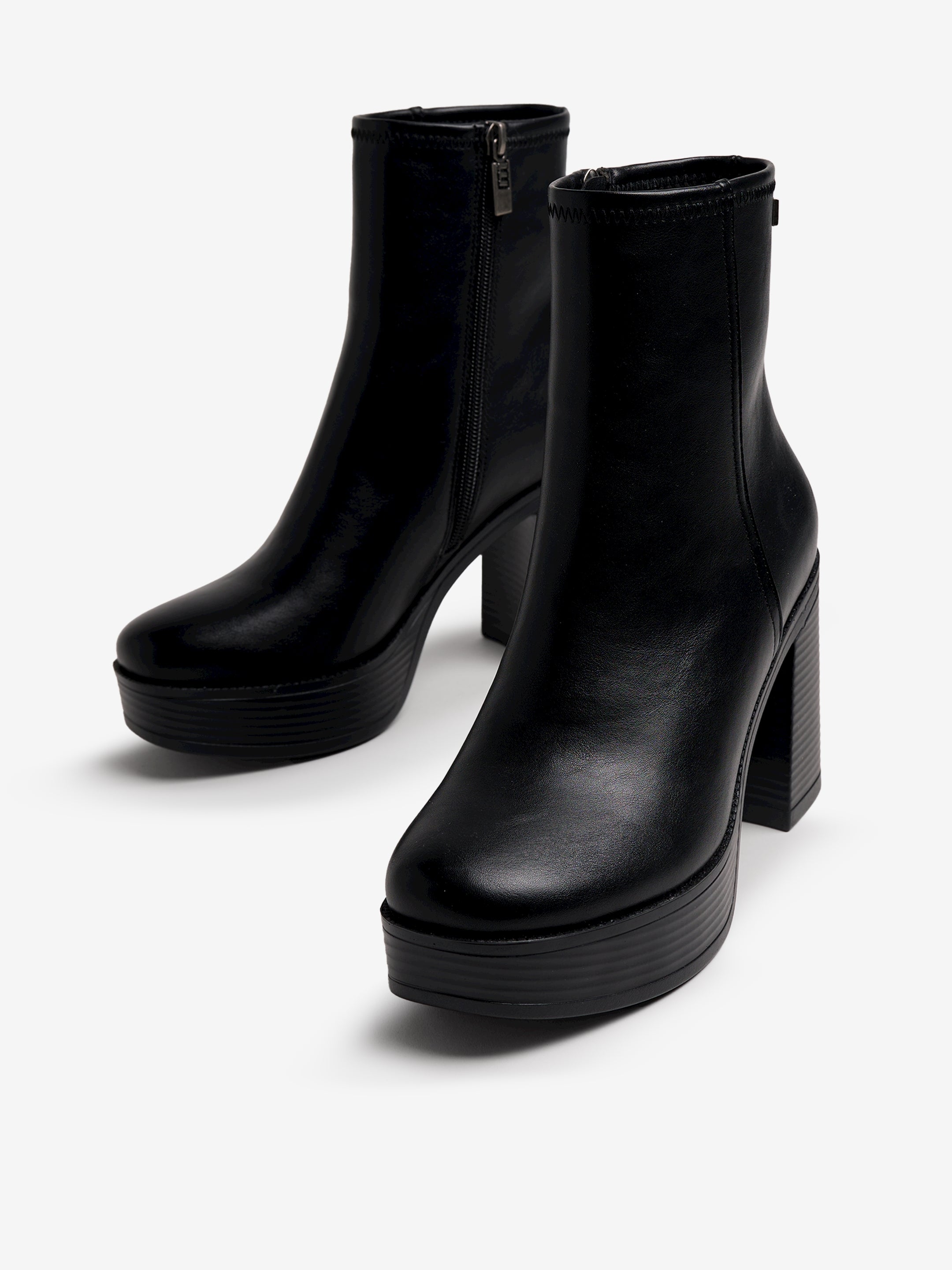 botines de tacón Mujer Botines de tacón negro 04