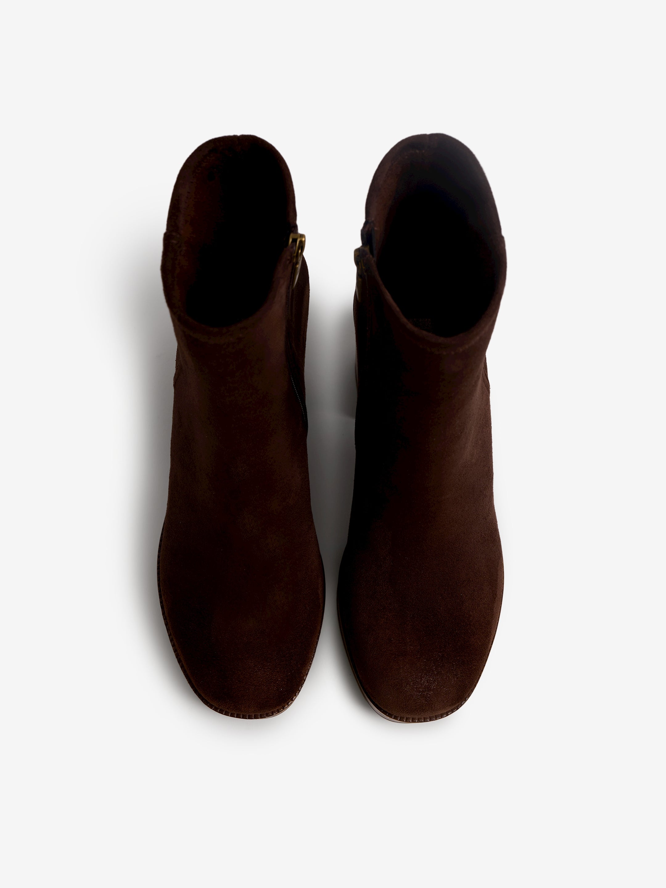 botines de tacón Mujer Botines marron 02