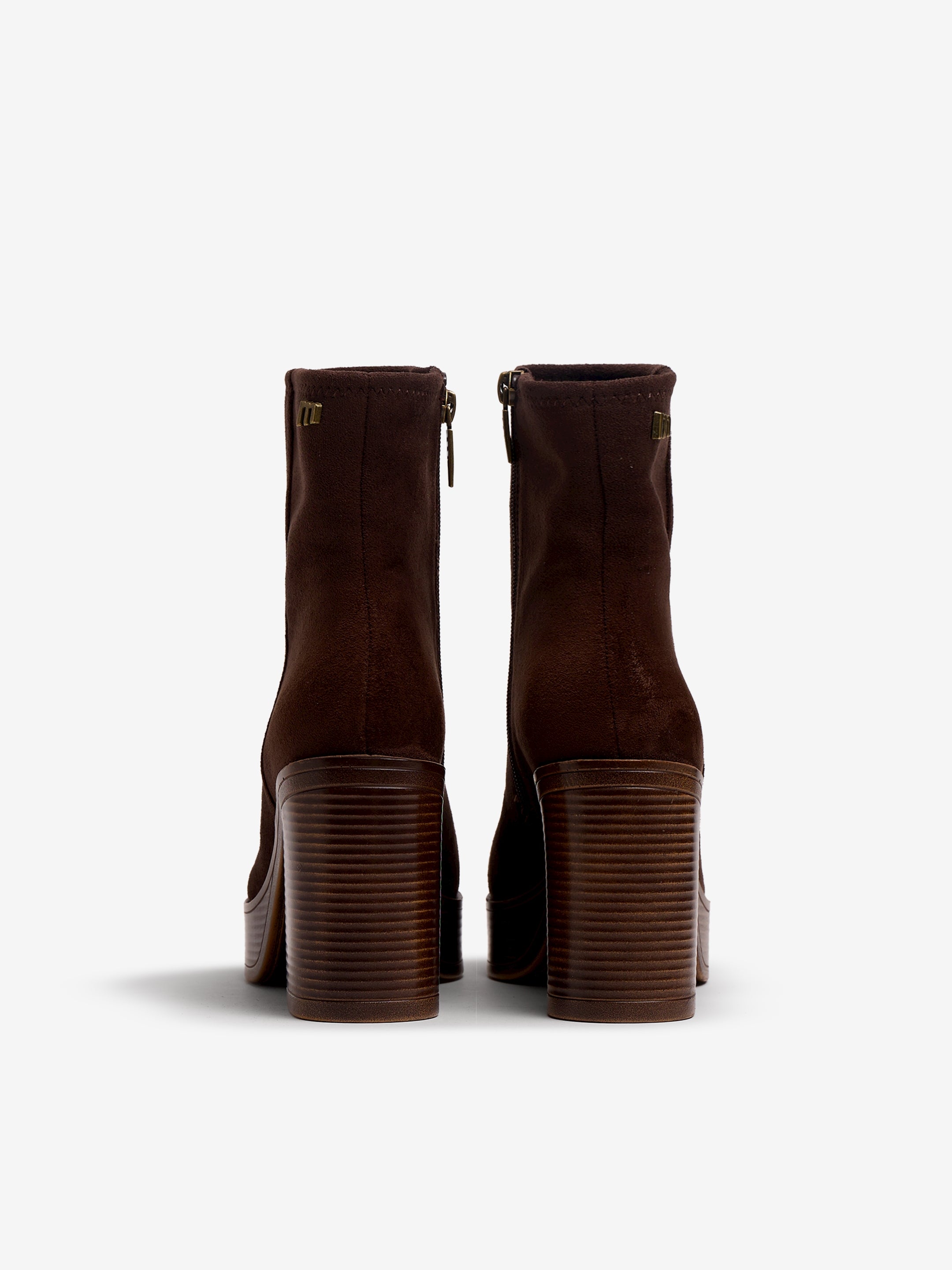 botines de tacón Mujer Botines marron 03