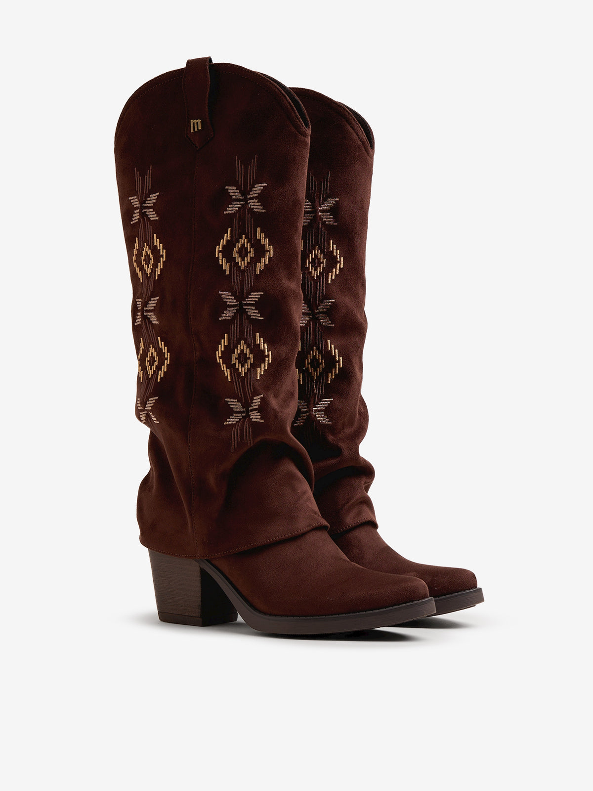botas de tacón Mujer Botas marron 05