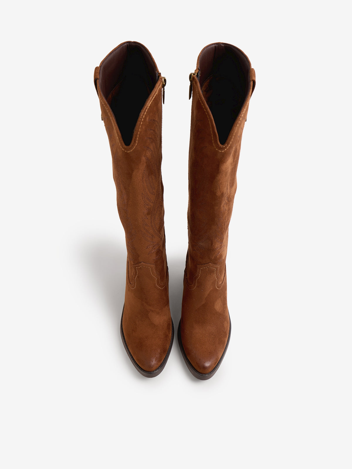 botas de tacón Mujer Botas marron 02
