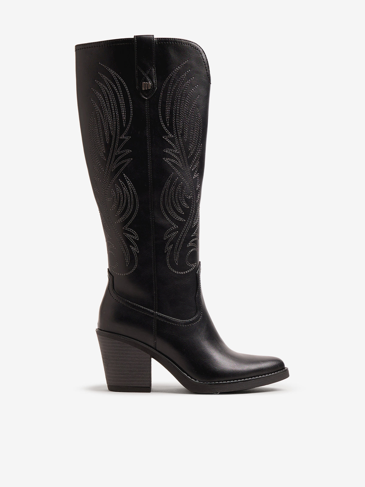 botas de tacón Mujer Bota alta negro 01