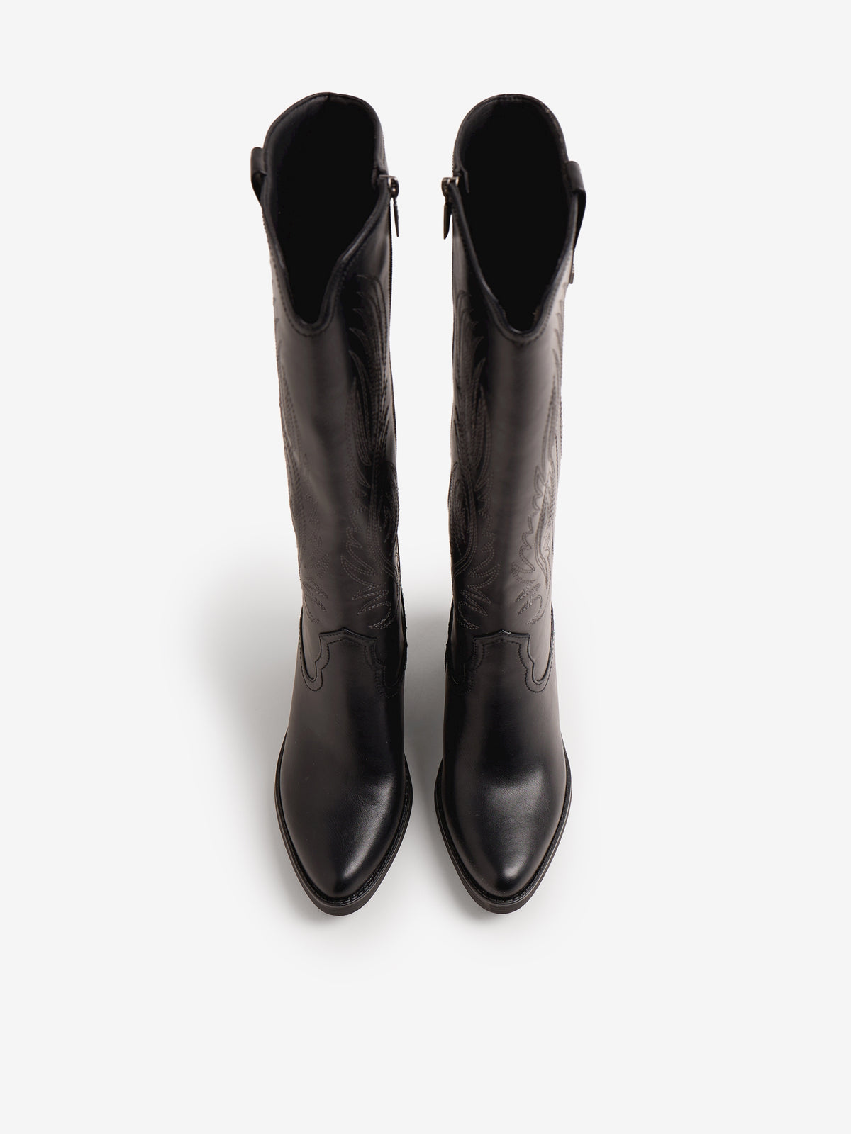 botas de tacón Mujer Bota alta negro 02