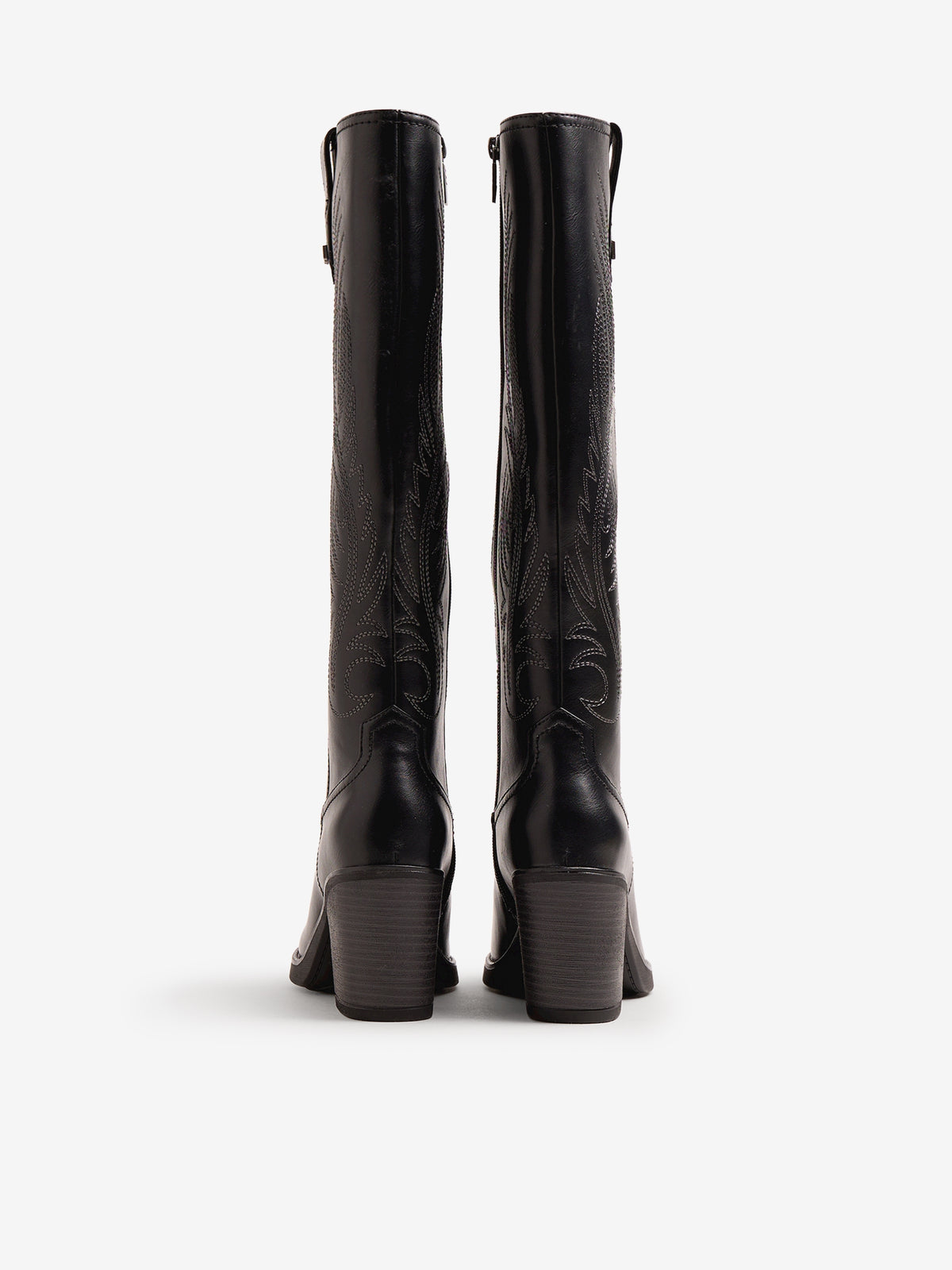 botas de tacón Mujer Bota alta negro 03