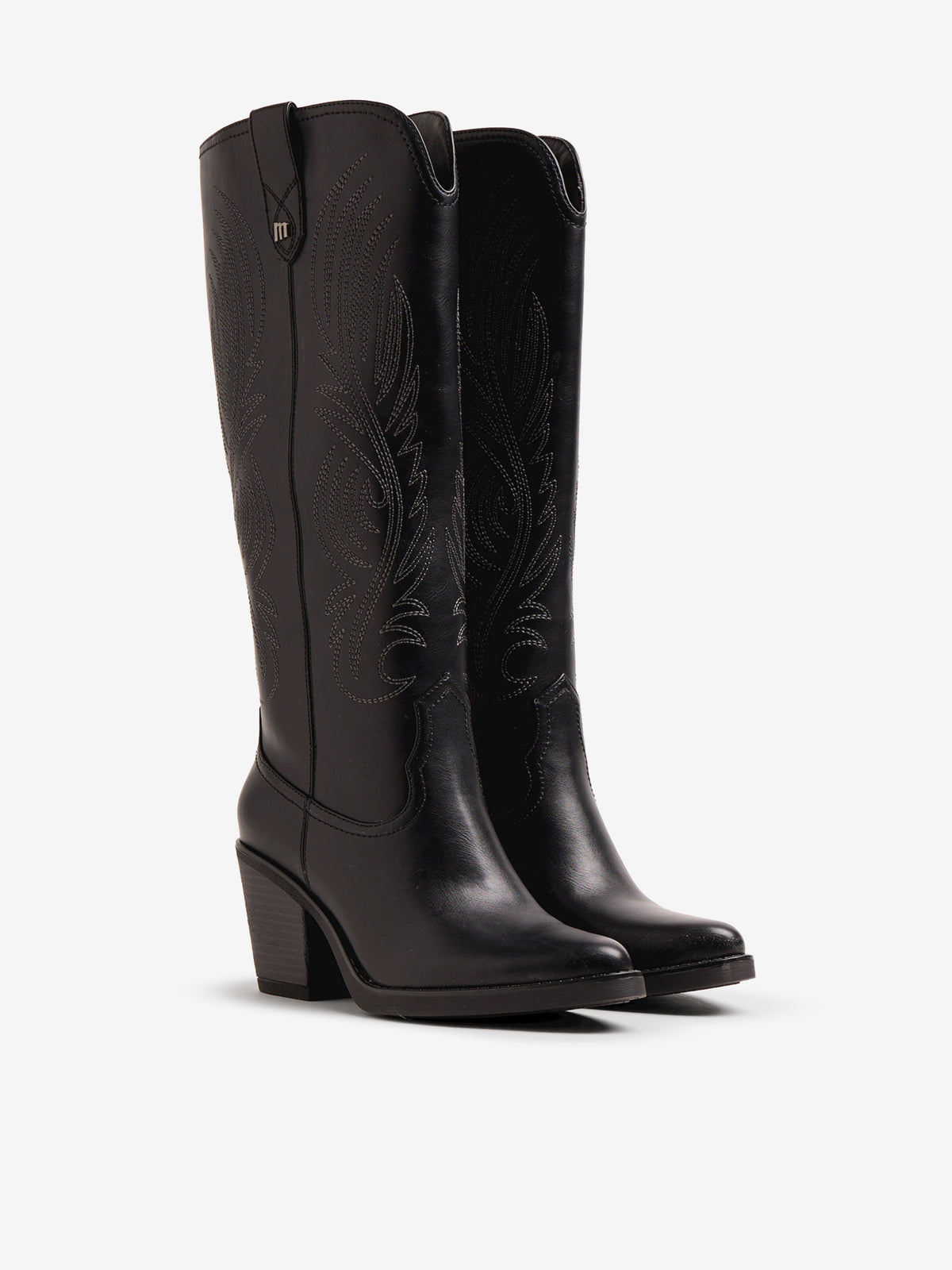 botas de tacón Mujer Bota alta negro 05