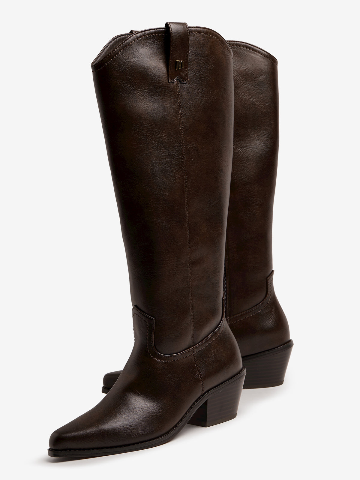 botas planas Mujer Botas marron 04