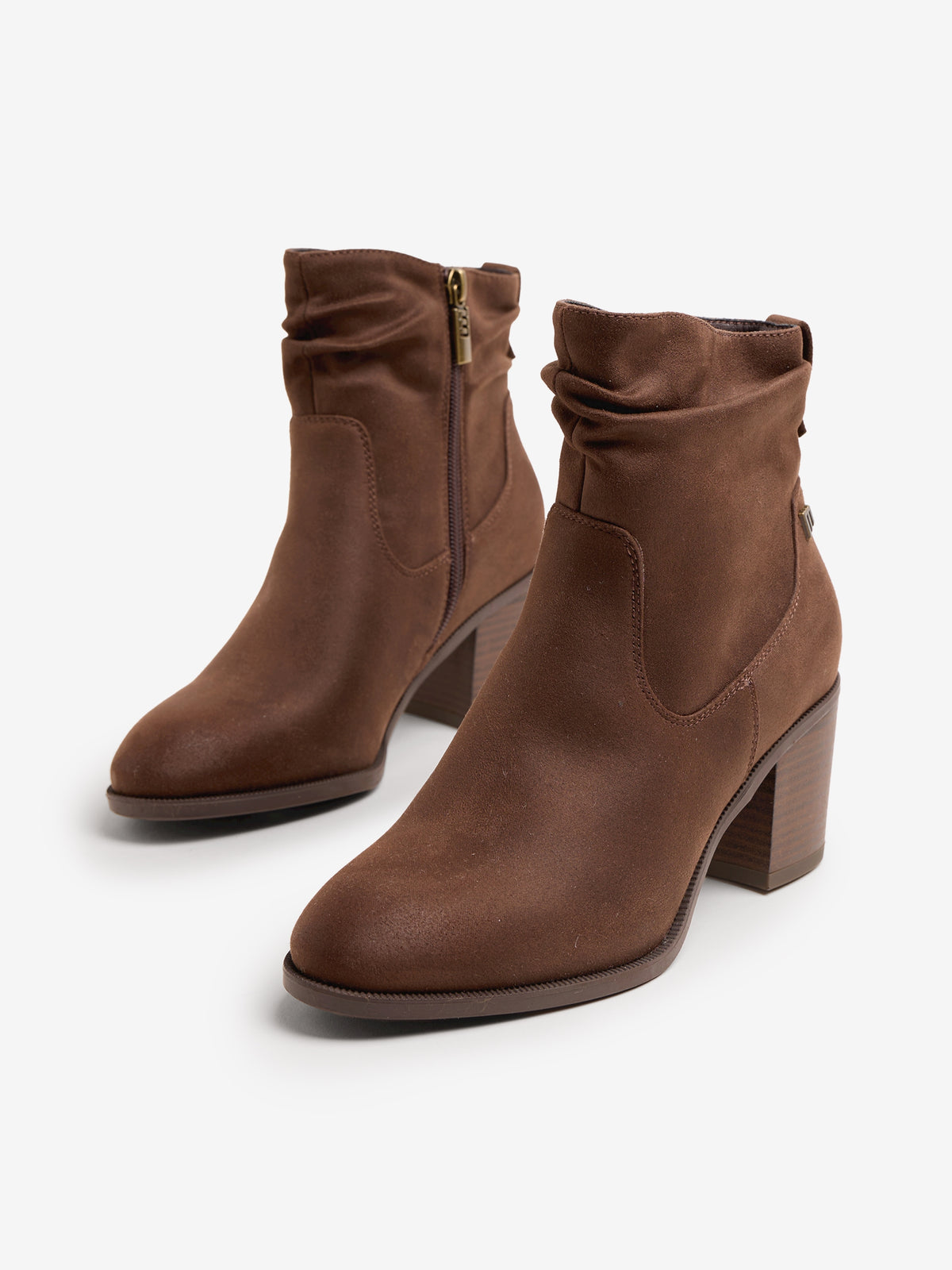 botines de tacón Mujer Botines marron 04