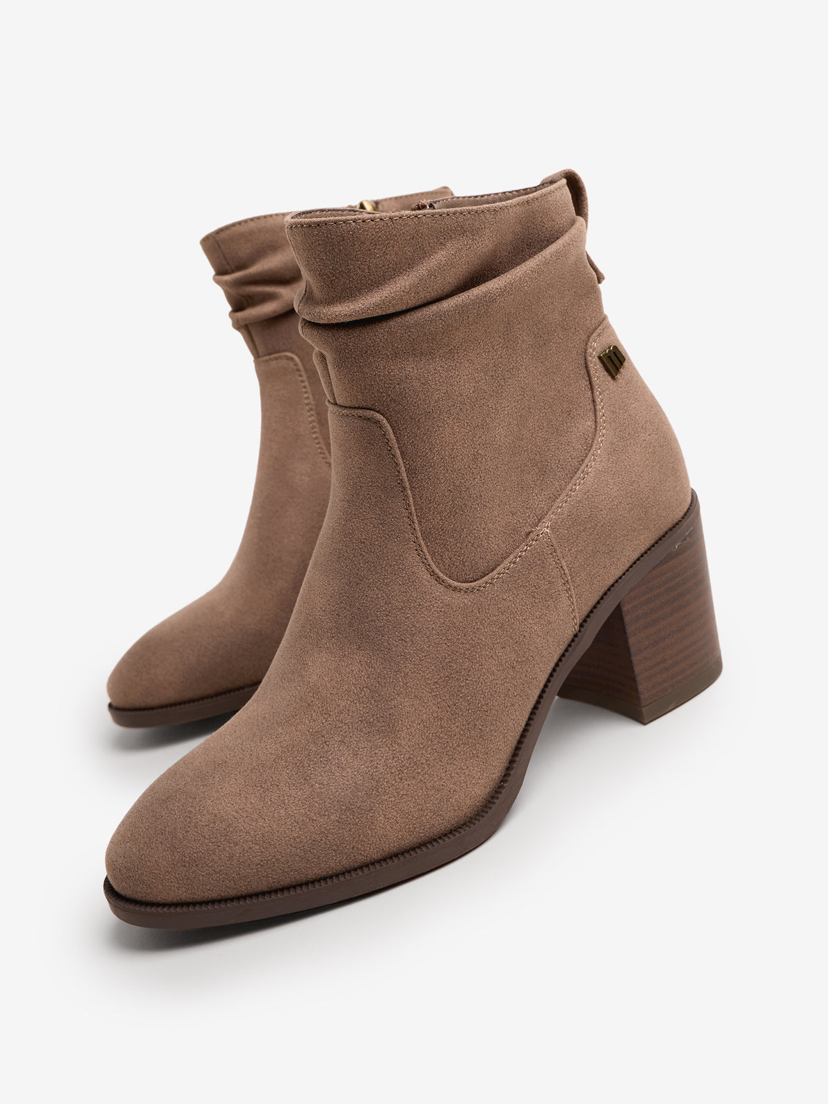 botines de tacón Mujer Botines marron 04