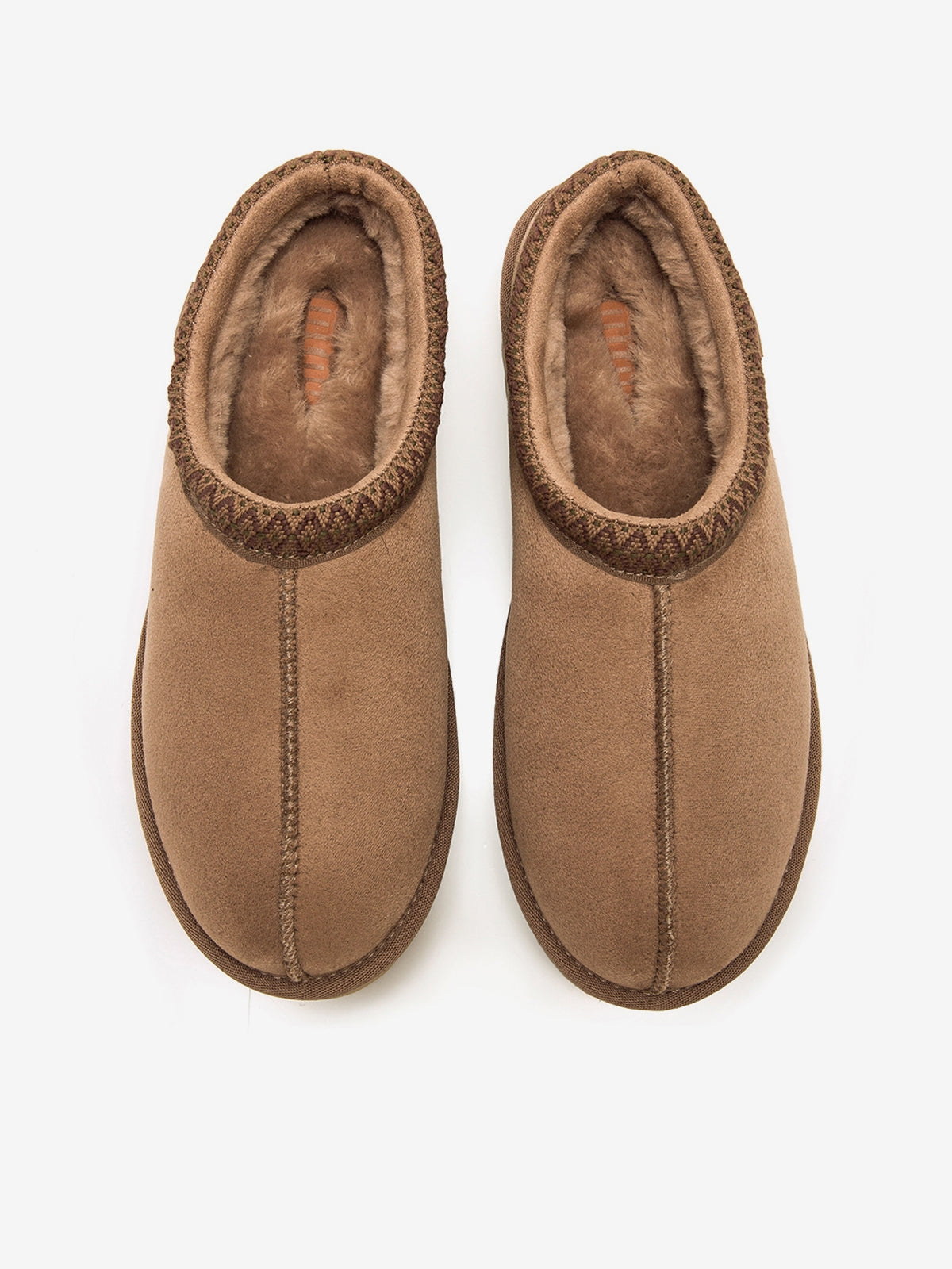 zapatos planos Mujer Zuecos para mujer marron 02