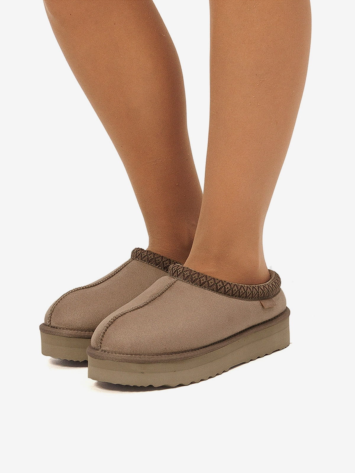 zapatos planos Mujer Zuecos para mujer marron 03