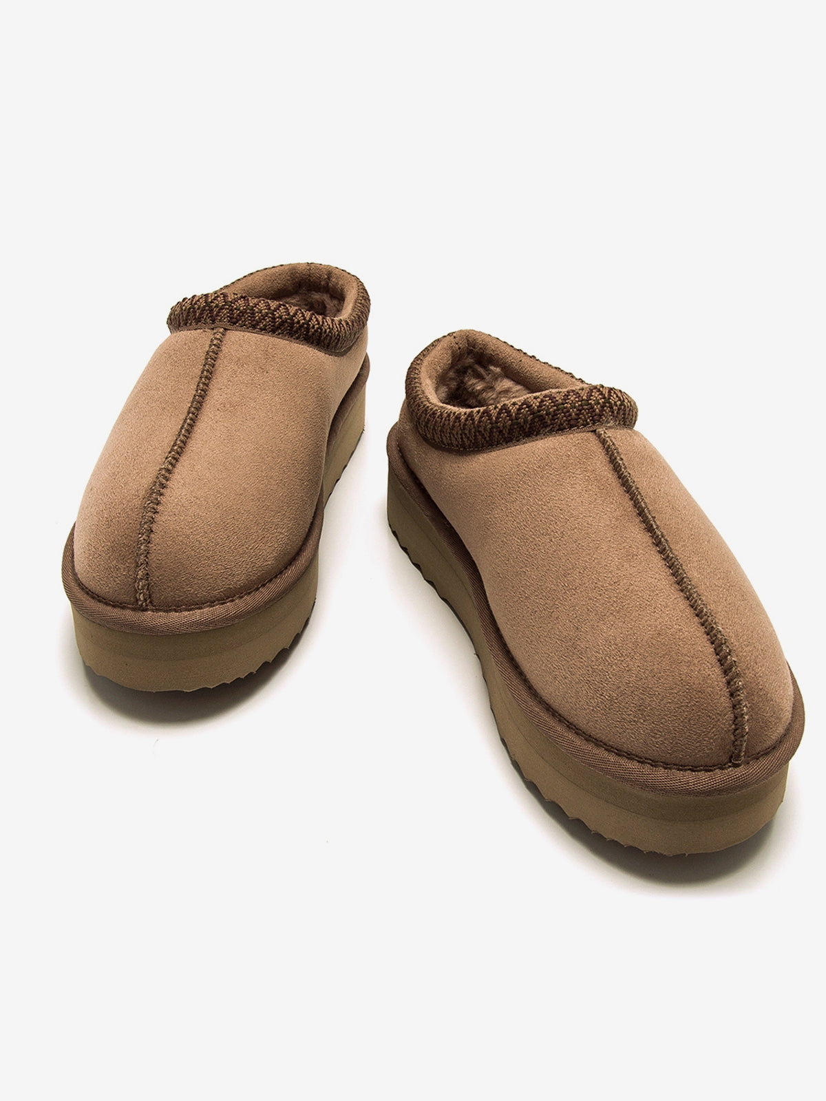 zapatos planos Mujer Zuecos para mujer marron 04