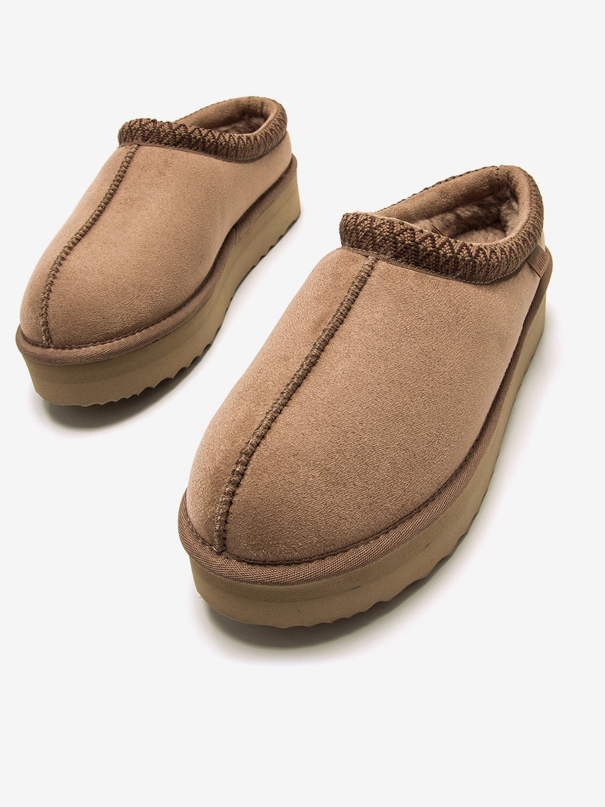 zapatos planos Mujer Zuecos para mujer marron 06
