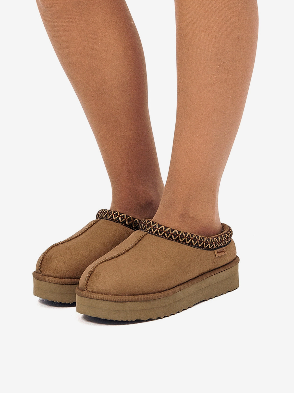 zapatos planos Mujer Zuecos para mujer marron 03