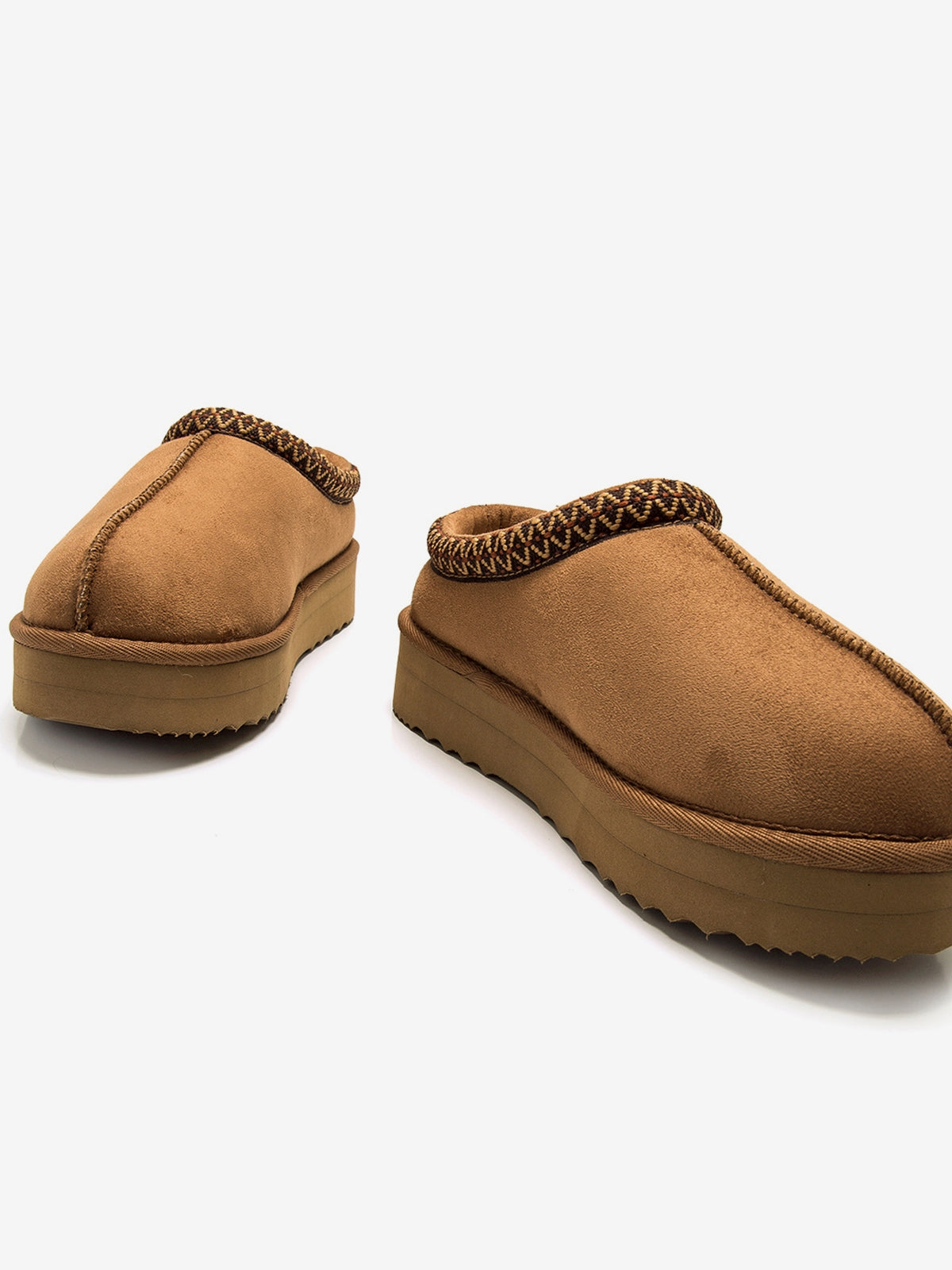 zapatos planos Mujer Zuecos para mujer marron 04