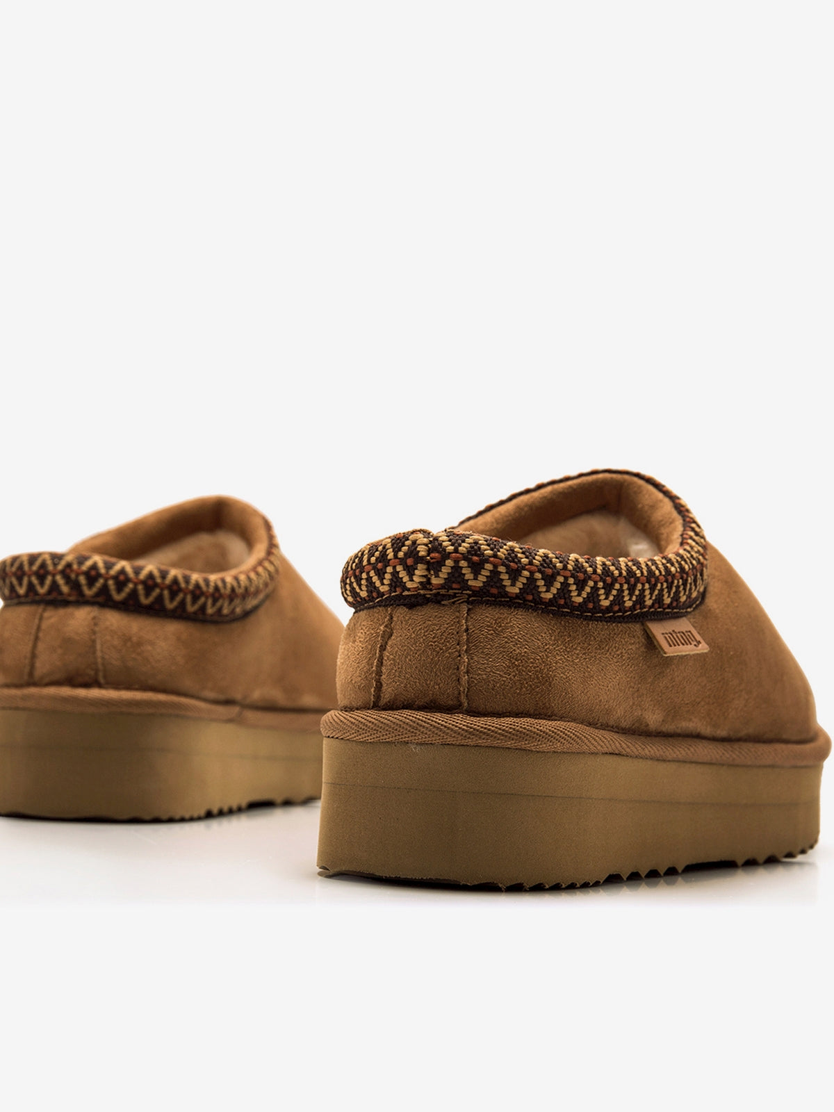 zapatos planos Mujer Zuecos para mujer marron 07