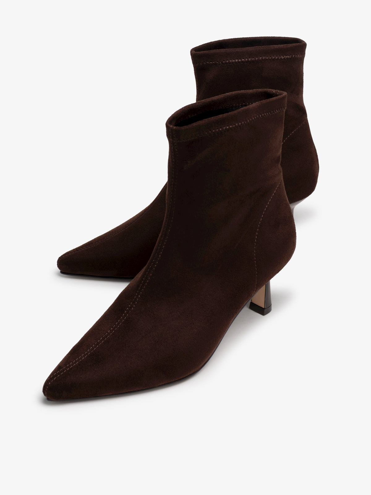 botines de tacón Mujer Botines de mujer marron 04