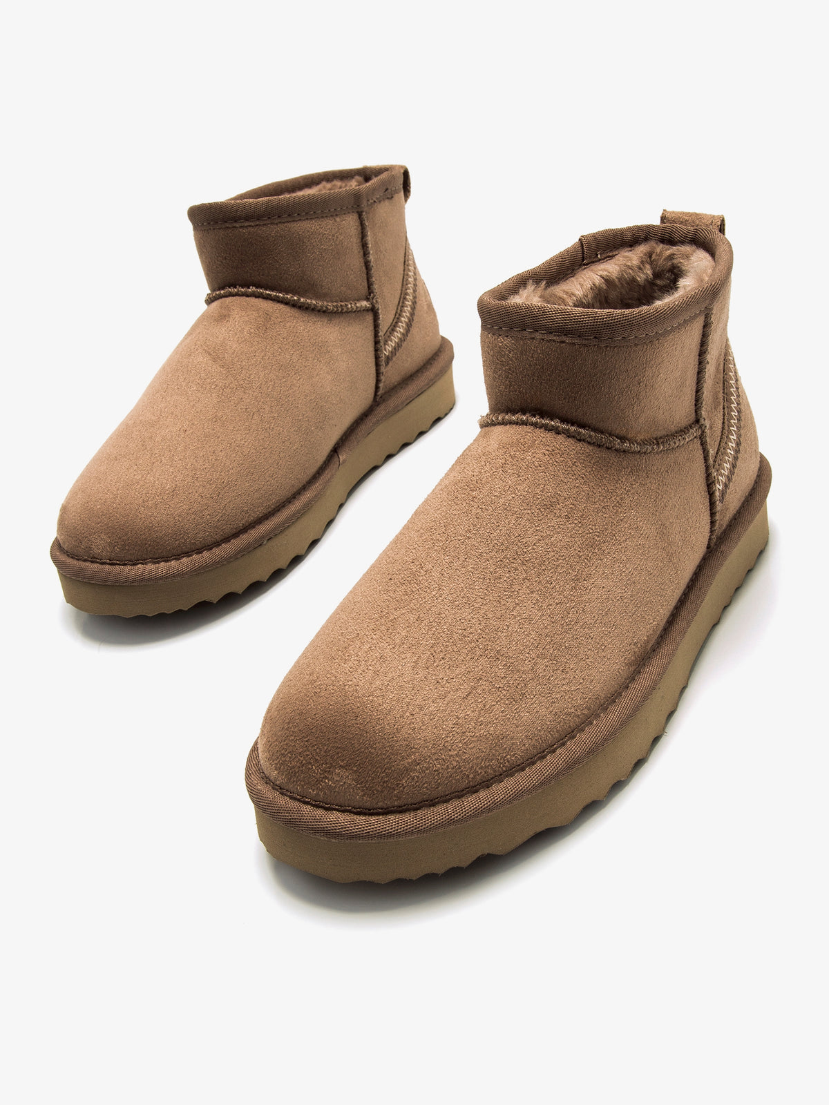 botines planos Mujer Botines apreski marron 06