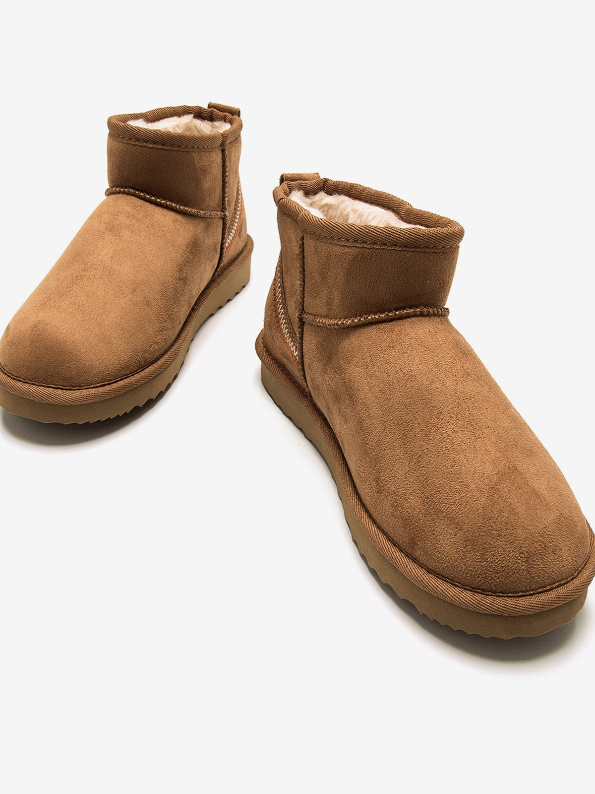 botines planos Mujer Botines apreski marron 04